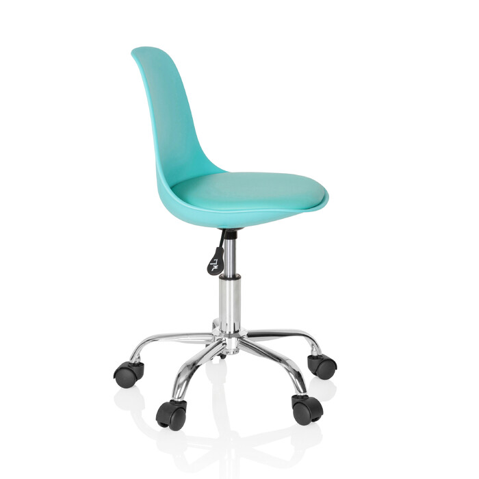 Дитячий стілець-крісло FANCY II, обертовий, бірюзовий, hjh OFFICE