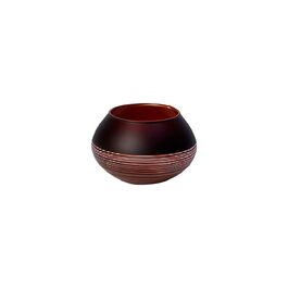 Ваза для квітів Villeroy & Boch Swirl Soliflor 18 см, кришталь, бронзово-чорна (підсвічник)