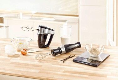 Міксер ручний Grundig HM 5040, 300 Вт, чорний-сріблястий, преміум