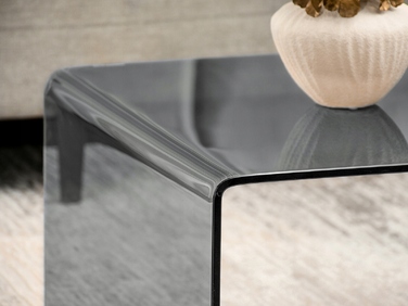 Журнальний стіл Mebel-Partner прямокутний 110 x 60 x 40 см, антрацит/графіт/сірий
