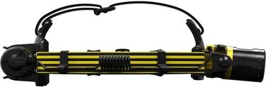 Ліхтар налобний Ledlenser EXH8, вибухозахищений, LED, Ex-Zone 0/20, з фокусуванням, червоне підсвічування, батарейковий, 180 лм, 120 м, 40 годин