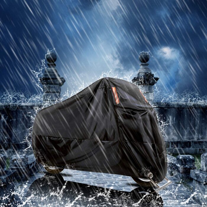 Моточохол WinPower 3XL, водонепроникний, вітростійкий, 210D, для мотоцикла 265x105x125 см, захисний чохол для зберігання на вулиці