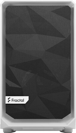 Корпус Fractal Design Meshify 2 Nano White TG Clear Tint, білий, скляна панель, компактний, для ігрових ПК