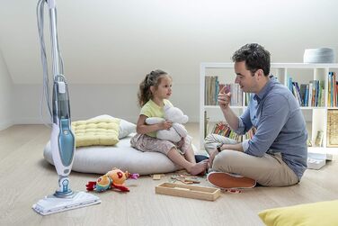 Парова швабра Black+Decker FSM1630 Deluxe для миття підлоги, 1600 Вт, знімна основа 180°, мікрофібра, для твердих покриттів