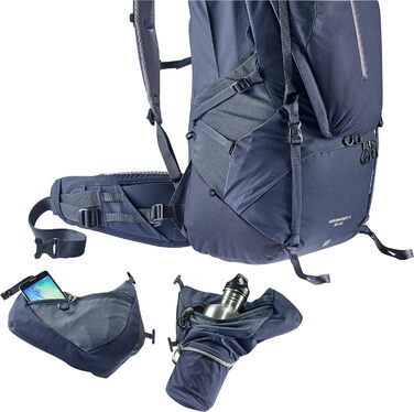 Рюкзак для трекінгу Deuter Aircontact X 60+15 л (M), синій