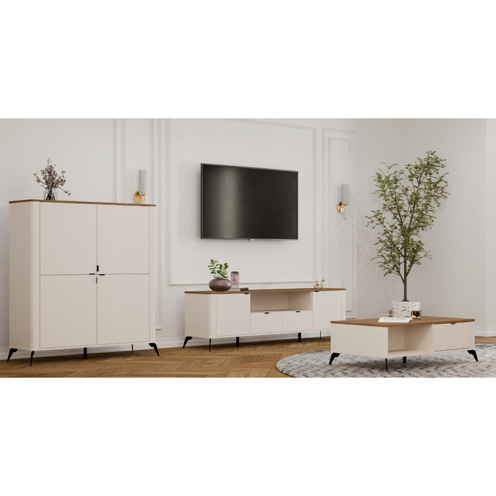 ТВ-тумба TopEshop, 186 см x 55 см x 43 см