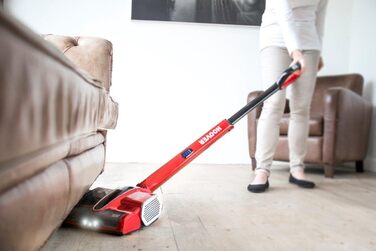 Пилосос Hoover CV216RB CL-EVERYDAY, бездротовий, 0,8 л, червоно-металевий/чорний