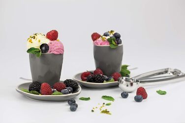 Морозивниця та йогуртниця CASO Ice Creamer 2 в 1 з компресором, без попереднього охолодження, до 2 л морозива або йогурту