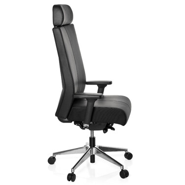 Офісне крісло / поворотне крісло PRO-TEC XXL Шкіра Чорний HJH OFFICE