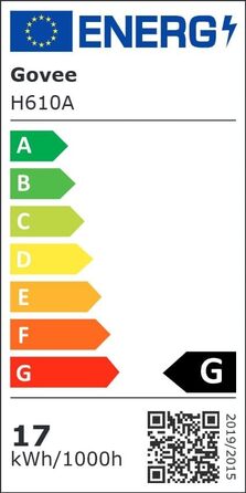 Настінні LED-світильники Govee Glide RGBIC, розумні світлодіодні панелі з підтримкою Alexa та Google Assistant, багатокольорові світлодіодні лінійки для геймінгу та стрімінгу, комплект 6 шт.