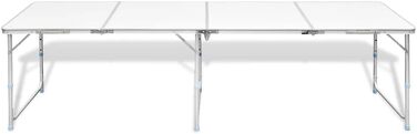 Стіл для кемпінгу vidaXL 240x60 см, складаний туристичний меблі