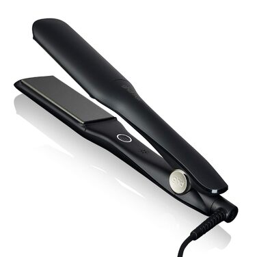 ghd Max професійний випрямляч для волосся з широкими пластинами для довгого, густого та кучерявого волосся, швидке вирівнювання та створення хвиль, Dual-Zone технологія, чорний