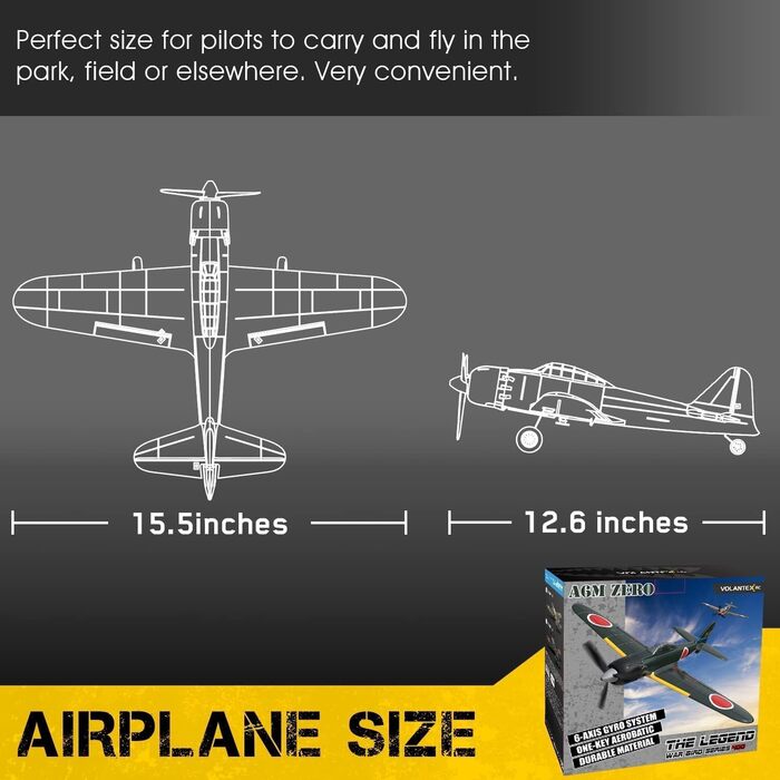 Літак на радіокеруванні VolantexRC 761-5 P51 Mustang RTF 4-канальний, для початківців, зі стабілізацією Xpilot та акробатичними режимами