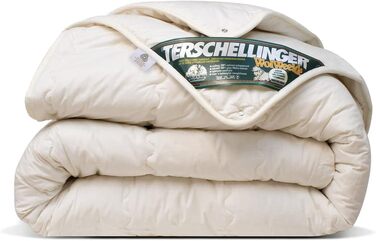 Всесезонна ковдра Terschellinger з 100% вовни IWS (Woolmark), 135x200 см, преміум-якість