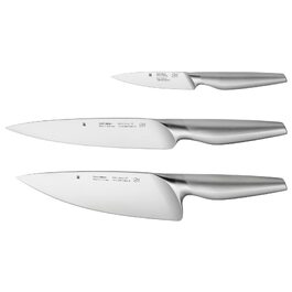 Набір кухонних ножів WMF Chef's Edition (3 предмети), ковані, зі спеціальної сталі Performance Cut у дерев'яному боксі, Made in Germany