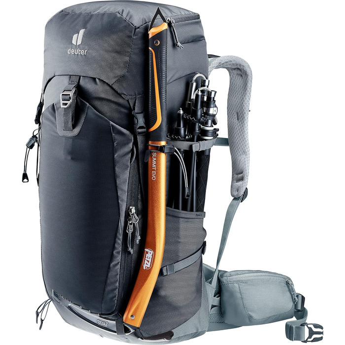 Рюкзак Deuter Trail Pro 36 л для туризму та альпінізму, чорний (модель 2024)