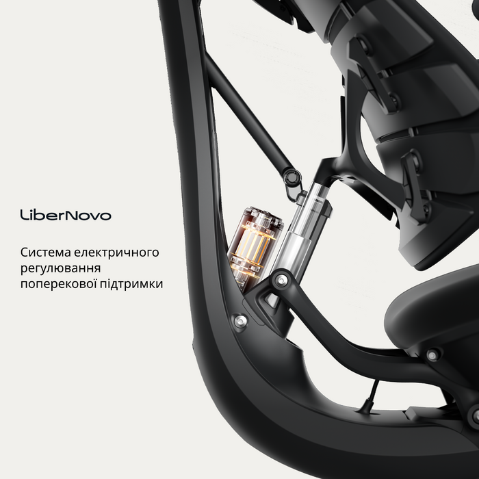 Крісло офісне ергономічне LiberNovo Omni Gen Glacier 48 см