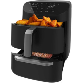Аерофритюрниця, духовка та гриль Cecotec Cecofry FoodCourt 11000 Connected 11 л, 1850 Вт, 3-в-1, 8 програм, керування через Wi-Fi та додаток, 40-230°C