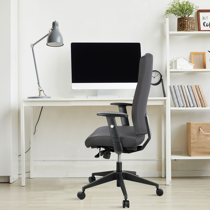 Офісне крісло / поворотне крісло PRO-TEC 300 тканина антрацит hjh OFFICE