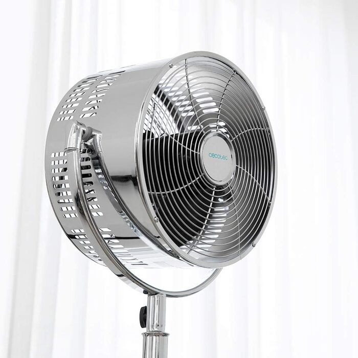 Вентилятор підлоговий Cecotec EnergySilence 1200 Woody 30 см, дерев'яний штатив, 3 швидкості, 80 Вт