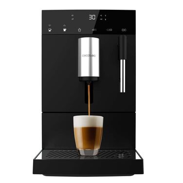 Кавомашина автоматична Cecotec Cremmaet Compact Steam з капучинатором, 1350 Вт, 19 бар, термоблок, 1.1 л, для зерен
