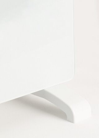 Електричний конвектор з Wi-Fi 2000 Вт, скляний, білий, LED-екран