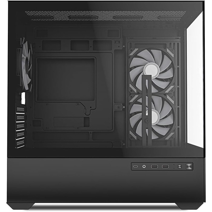Корпус для ПК Sharkoon MK6 RGB Micro-ATX чорний