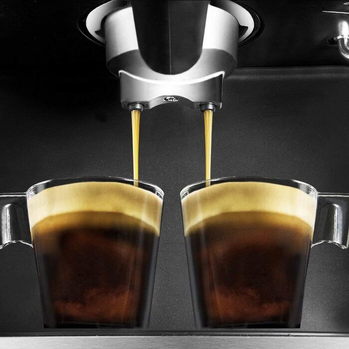 Кавомашина еспресо Cecotec Cumbia Power Espresso 20 Barista Aromax 2900 Вт з двома системами нагріву та помпою 20 бар