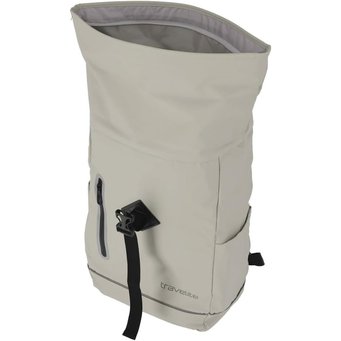 Рюкзак TRAVELITE Rolltop водонепроникний, велосипедний, міський, з відбивачами, 19 л, 48 см, колір слонова кістка