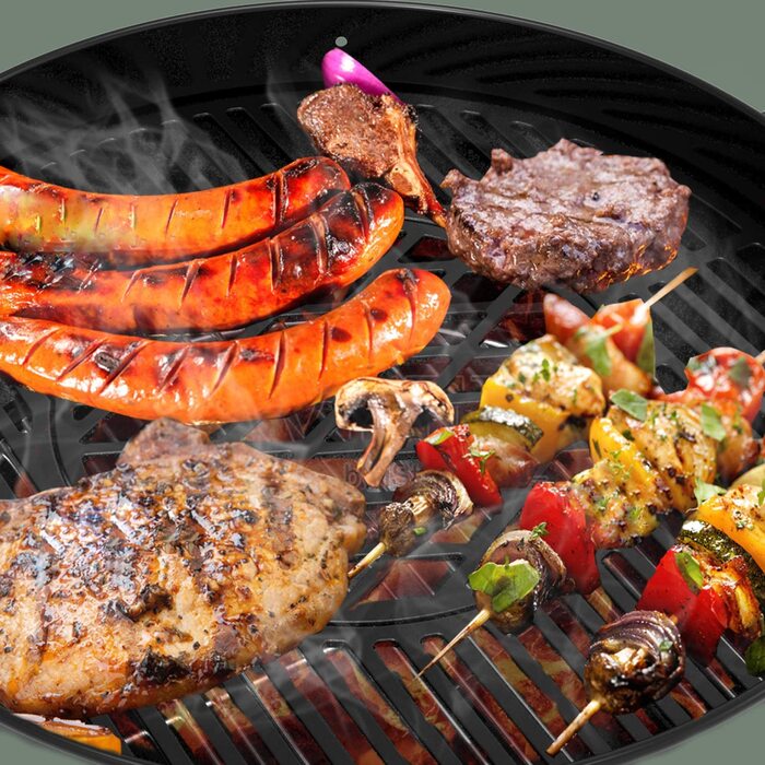 Чавунна решітка Onlyfire для гриля, діаметр 30 см, для Weber 57 см, Gourmet BBQ, Gusseisen, Sear Grate