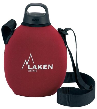 Спортивна пляшка для води Laken 1000 мл, червона (Red 127)