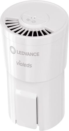 LEDVANCE UVC HEPA очищувач повітря з ультрафіолетом та HEPA-фільтром, портативний дезінфектор повітря для знищення вірусів і бактерій, мобільний очищувач для дому та офісу, живлення від USB