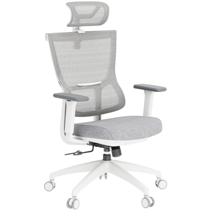 Крісло офісне OfficePro Elegant OC600-W-LG-LG