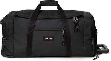 Дорожня сумка Eastpak Leatherface M+ 69 л, чорна, 68.5×32.5×34.5 см