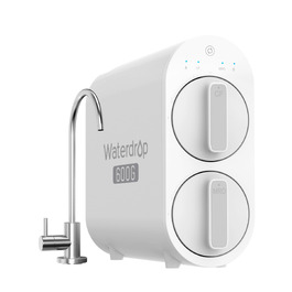 Waterdrop G2P600 Система фільтрації води зворотного осмосу, 8000 літрів, очищення 2:1, без баку, пом'якшувач води RO під мийку G2-600G