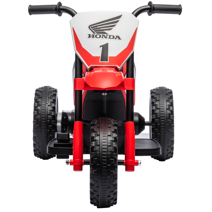 Електромотоцикл для дітей Honda, 3 км/год, звукові ефекти, для дітей 18-36 місяців, червоний
