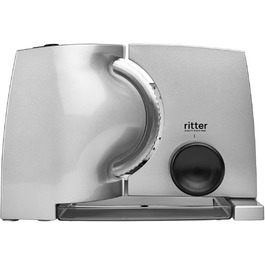 Електрична універсальна нарізка ritter compact 1 з металу, хліборізка, чорна, вироблено в Німеччині