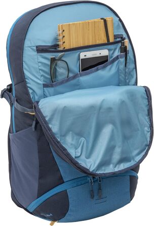 Рюкзак Vaude Wizard 30+4 водовідштовхуючий для трекінгу, унісекс, зручна спинка, організація відділень, розмір універсальний, колір Kingfisher
