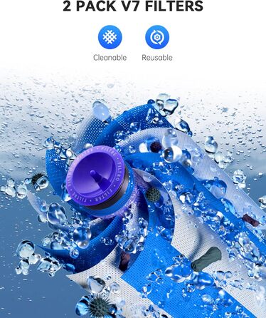 Акумулятор Morpilot V7 8000mAh для пилососа Dyson V7 SV11 Animal, Motorhead, Pro, Trigger, Fluffy + 3 фільтри