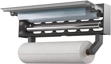Тримач для кухонних паперових рушників Metaltex 254412000, металевий, настінний