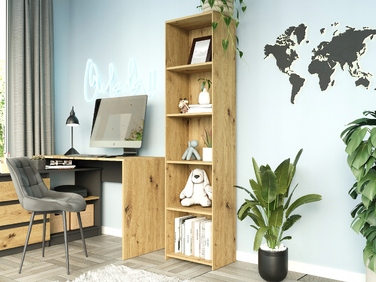 Стелаж Framire 40 см x 180 см x 30 см, дуб артизан