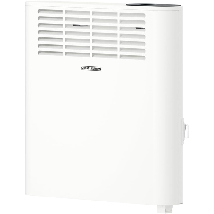 Електричний конвектор STIEBEL ELTRON CNS 1000 Plus LCD, 1 кВт, для 12 м², металевий корпус, енергоощадний, білий, з LCD-дисплеєм, тижневий таймер, TÜV сертифікат
