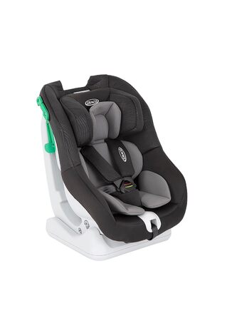 Автокрісло Graco Extend™ LX R129 Reboarder: від народження до 4 років (40-105 см), поворотне, збоку захист, чорний, Midnight Extend i-Size Single