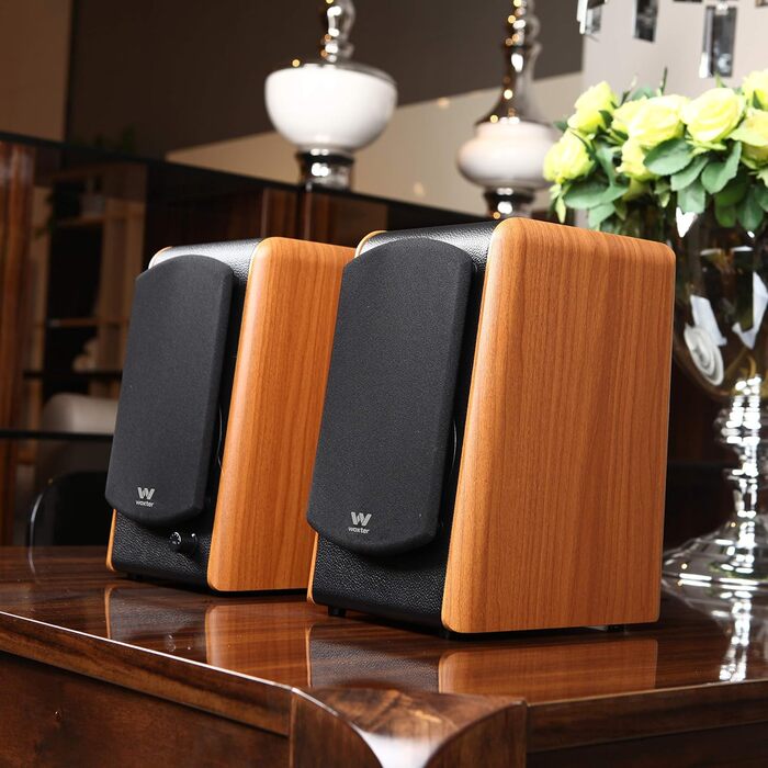 Акустична система Woxter Dynamic Line DL-610 Wood – 150W, Bluetooth, дерево, сабвуфер, 2 динаміки, RCA, 3.5mm, регулювання басів та висот
