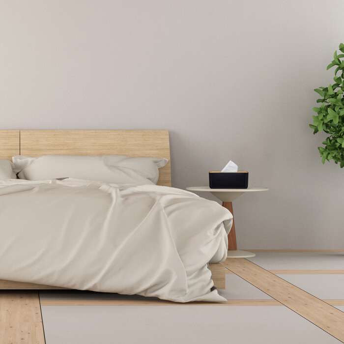 Диспенсер для серветок Relaxdays з кришкою чорний