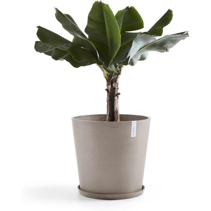 Еко-горщик Ecopots Gross Taupe: великий квітковий горщик 50x50x44.3 см