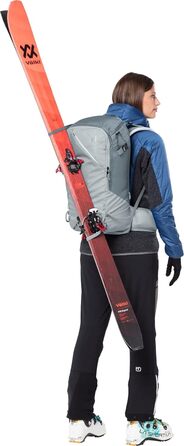 Жіночий туристичний рюкзак Deuter Freerider Pro 32+10 л, для лижних турів, сірий