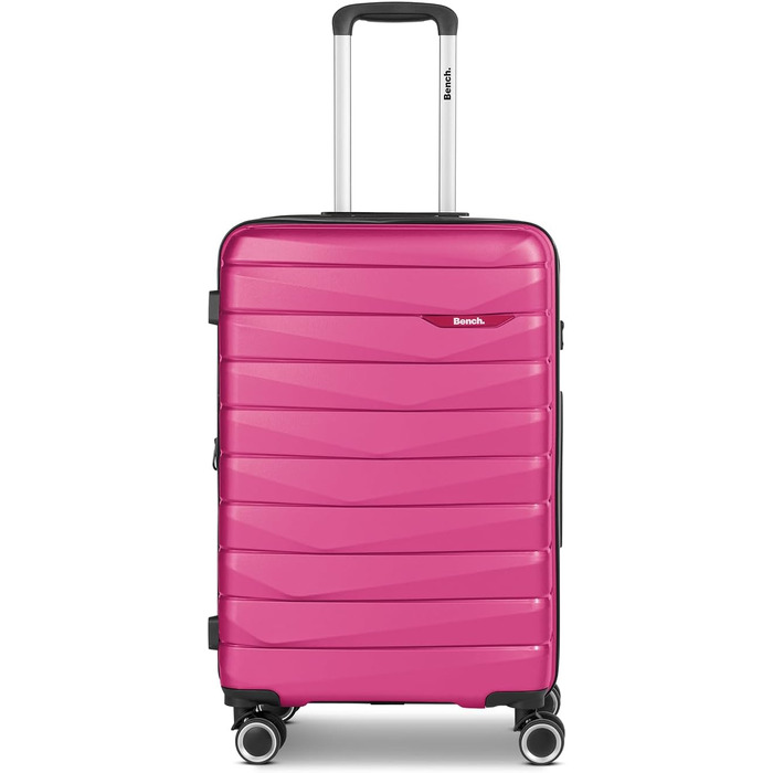 Набір валіз для подорожей Bench Paris, 3 предмети, поліпропілен, Arctic-pink (розмір M), з TSA-замком та 4 подвійними колесами