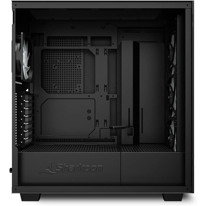 Корпус для ПК Sharkoon Rebel C50 RGB ATX чорний з підсвіткою
