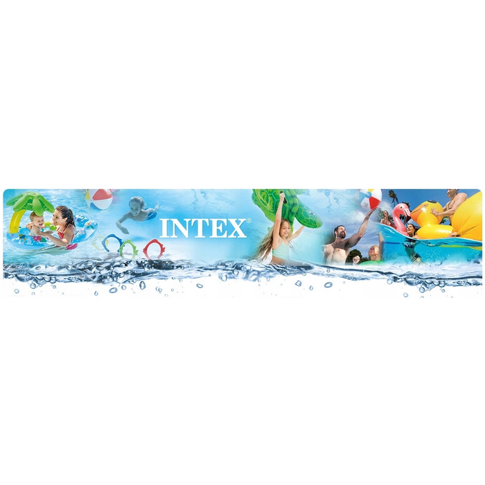 Надувний круглий басейн Intex багатоколірний, 102 см, 45 л